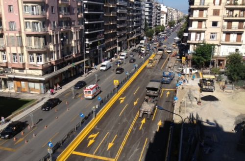 THESSALONIKI METRO – AGHIA SOFIA STATION – Temporary Traffic Arrangements