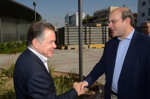ATHENS METRO – Visit made by Mr. Kostis Hatzidakis, Minister of Development, Competitiveness, Infrastructures, Transport and Networks in the Metro Extension to Elliniko