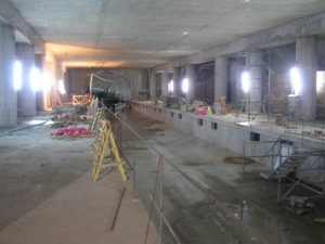 Concourse Level at AGHIA MARINA (HAIDARI) Station