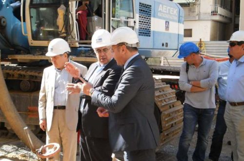 THESSALONIKI METRO – The General Secretary of Public Works visited ANALIPSI Station of the Thessaloniki Metro Project