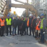 Ξενάγηση εκπροσώπων του Εμπορικού Συλλόγου Θεσσαλονίκης σε εργοτάξια του Μέτρο