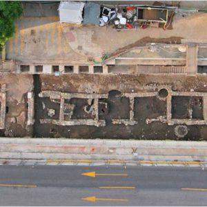 Σταθμός Αγίας Σοφίας, βόρειο τμήμα κελύφους_ καταστήματα-εργαστήρια της βυζαντινής αγοράς