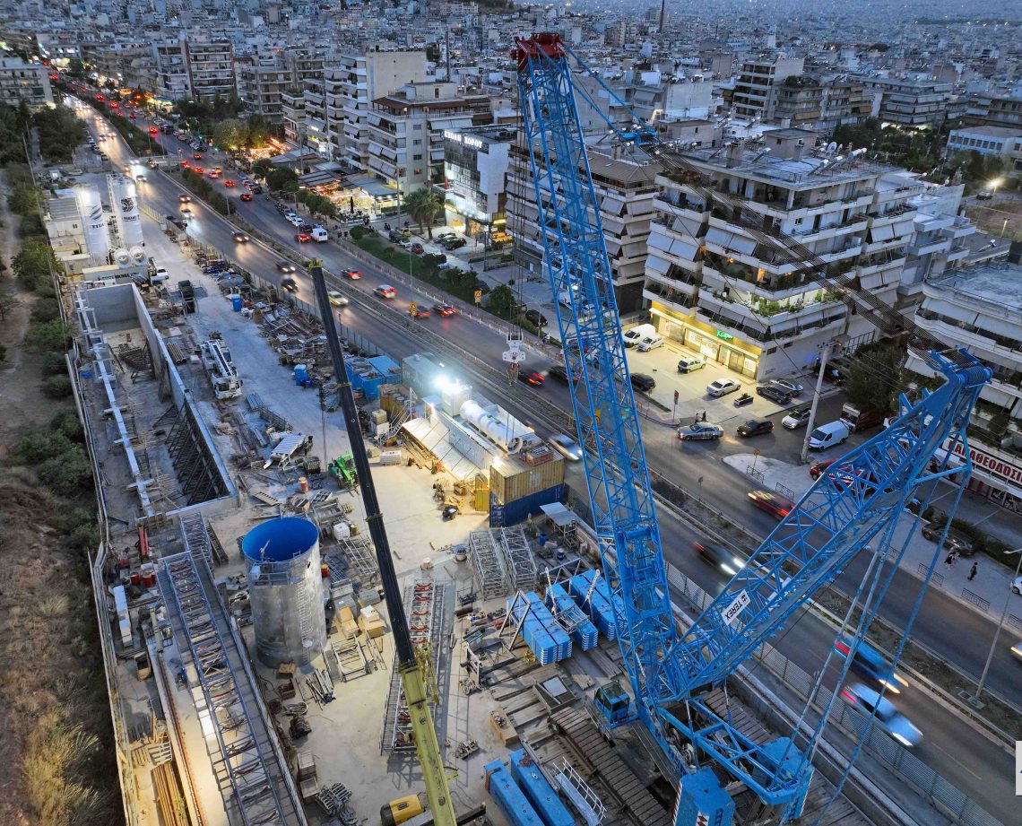 Γραμμή 4-Τμήμα Α’-Αλσος Βεΐκου-Γουδή-Πρόοδος Έργου-Ιούλιος 2024-Φωτογραφίες