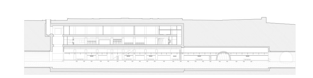 LONGITUDINAL-SECTION_DIMOTIKO-THEATRO-STATION